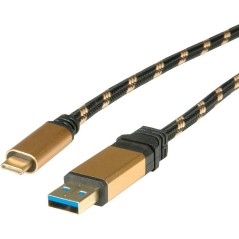 Roline USB 0.5M USB Cable USB 3.2 – High-Speed Connectivity | 11.02.9012